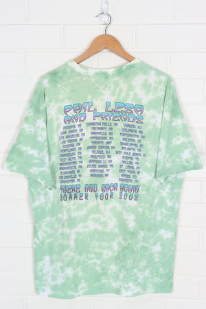 Phil Lesh and Friends Lime 2002 Green Psychedelic Rock Band Tee (XL)