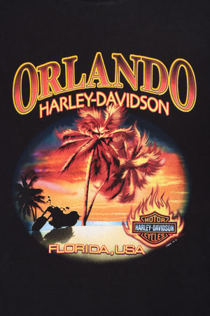 HARLEY DAVIDSON Orlando Sunset Front Back T-Shirt (XL)