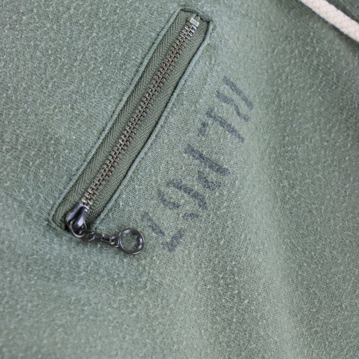 Vintage POLO RALPH LAUREN Military Hooded Khaki Green Sweatshirt (L) *Aubs Vintage Sole Melbourne