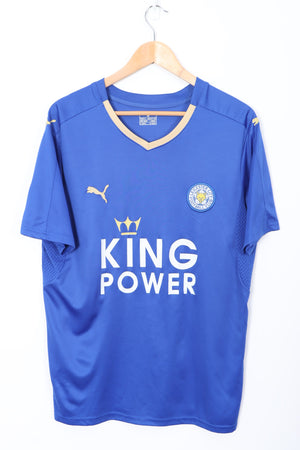 BOOTLEG Leicester City 2016-2017 Mahrez #26 Home Soccer Jersey (M-L)