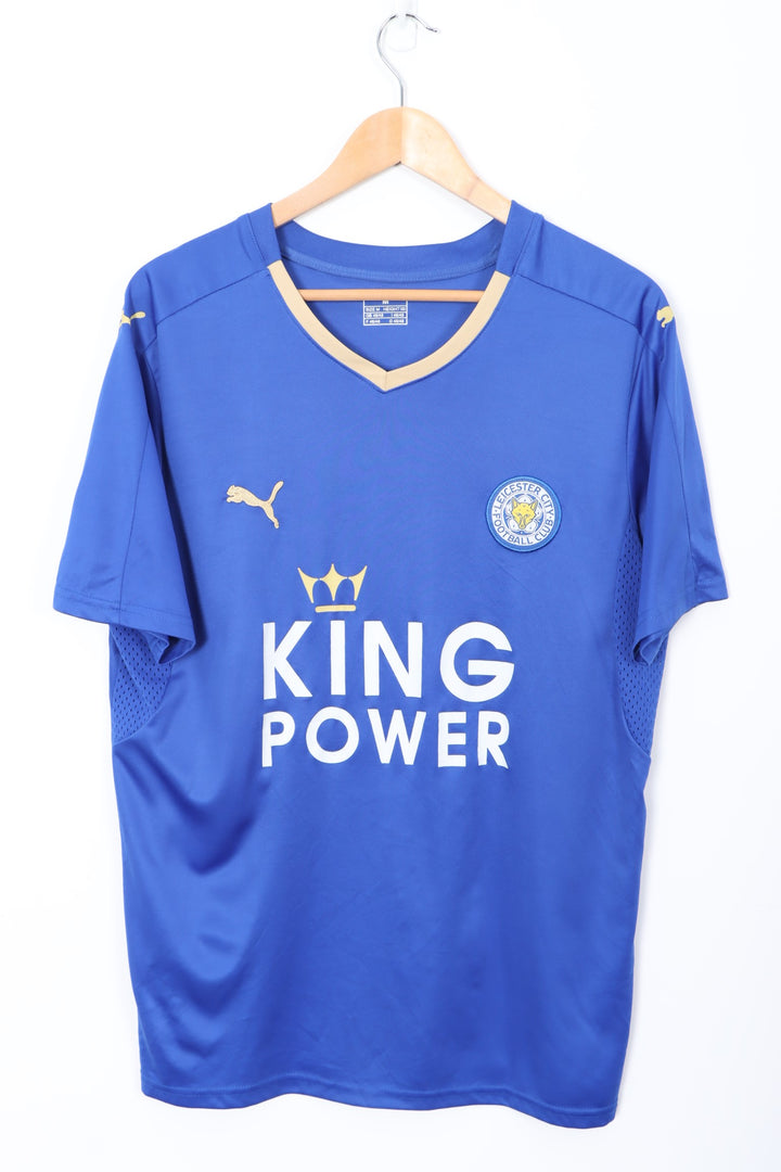 BOOTLEG Leicester City 2016-2017 Mahrez #26 Home Soccer Jersey (M-L)