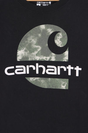 CARHARTT Big Camouflage Logo Loose Fit T-Shirt (L)
