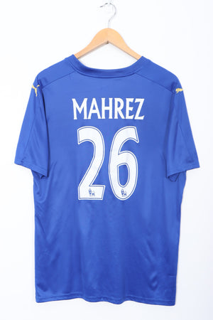 BOOTLEG Leicester City 2016-2017 Mahrez #26 Home Soccer Jersey (M-L)