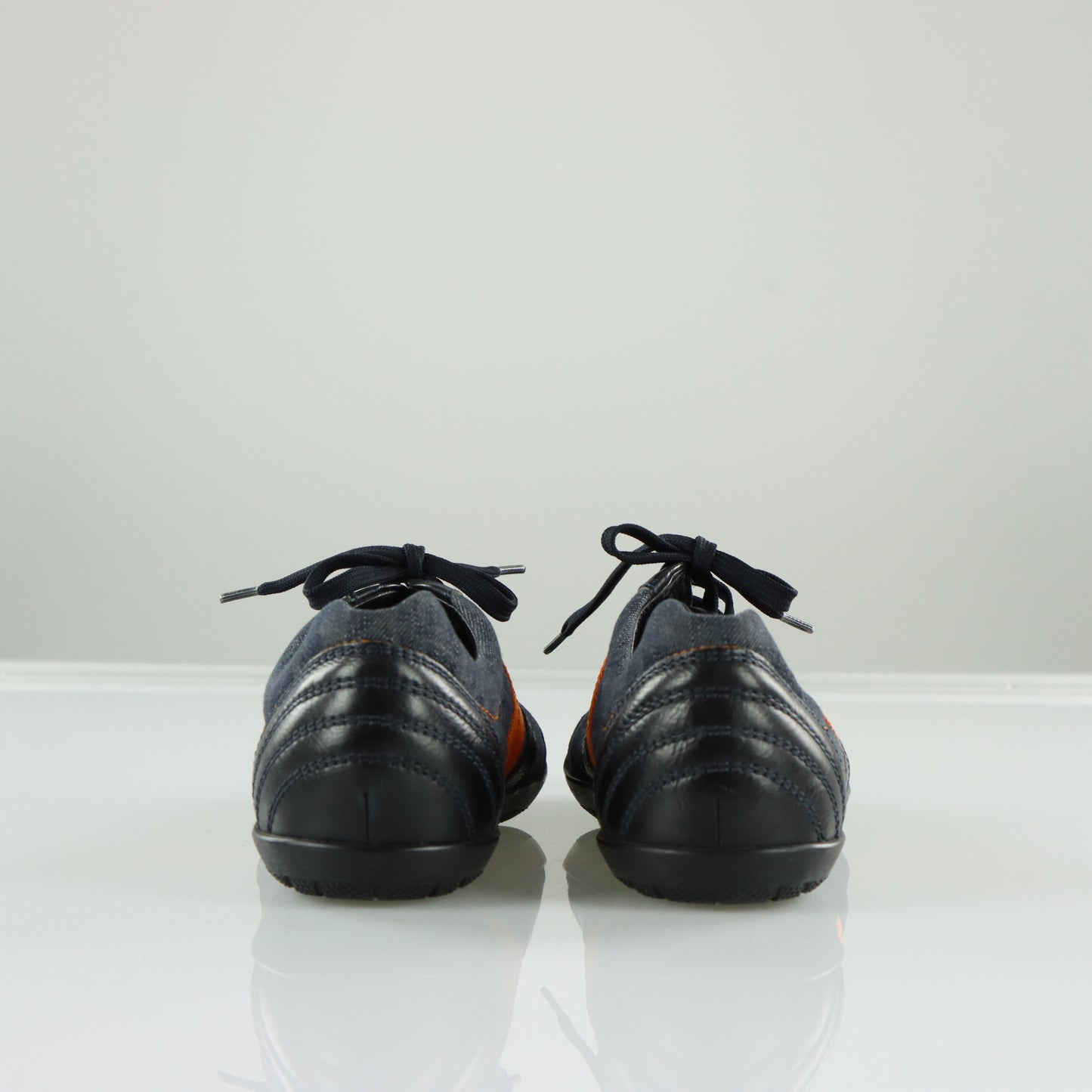 CHRISTIAN DIOR Monogram Leather & Canvas Sneakers (37.5)