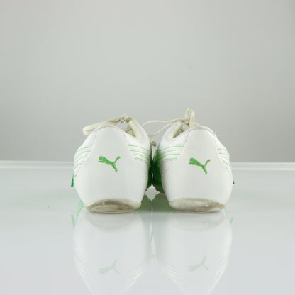 PUMA Vintage Green & White Speedcat Trainers Sneakers (41)