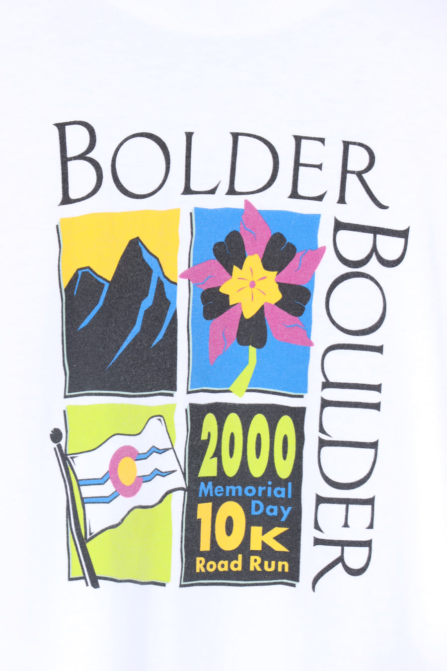 ADIDAS Bolder Boulder 2000 Memorial Day Road Run Tee (M-L)