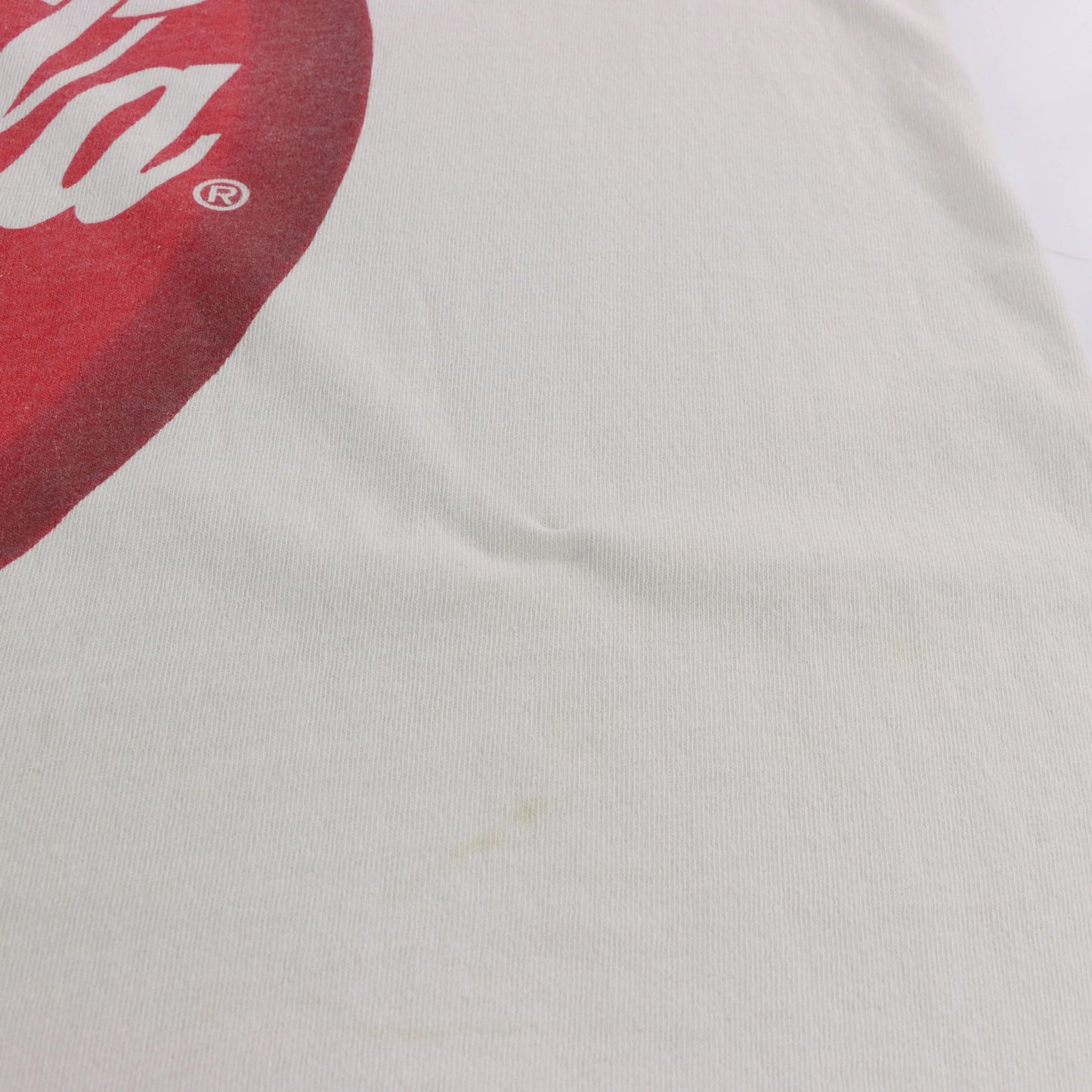 Vintage "Always Coca-Cola" White Single Stitch Retro Promo Tee USA Made (L TALL)