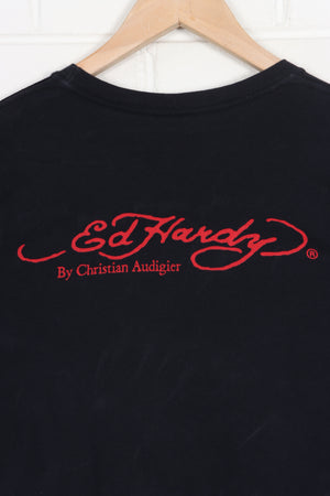 ED HARDY Christian Audigier New York City Long Sleeve Y2K T-Shirt (S)