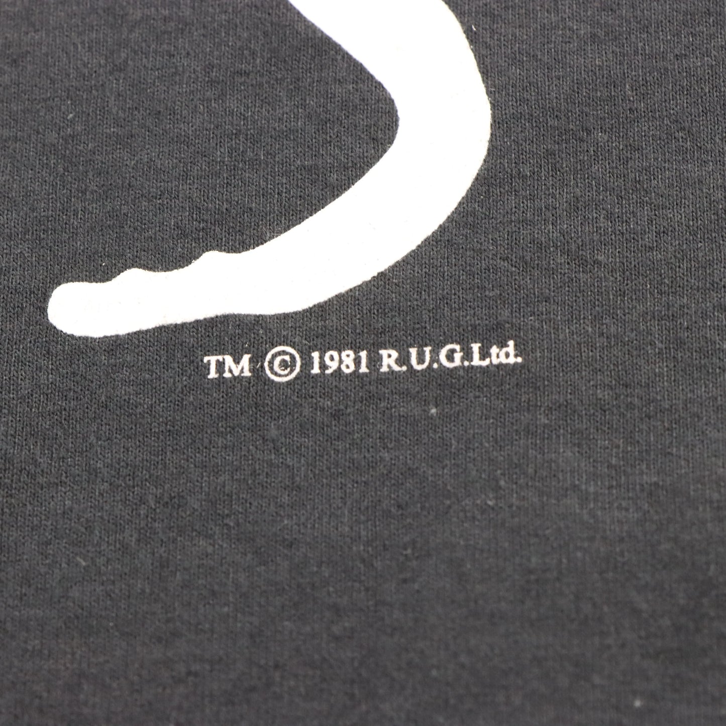 Vintage 1981 Cats The Musical Double Sided FRUIT OF THE LOOM Black T-Shirt (XL)