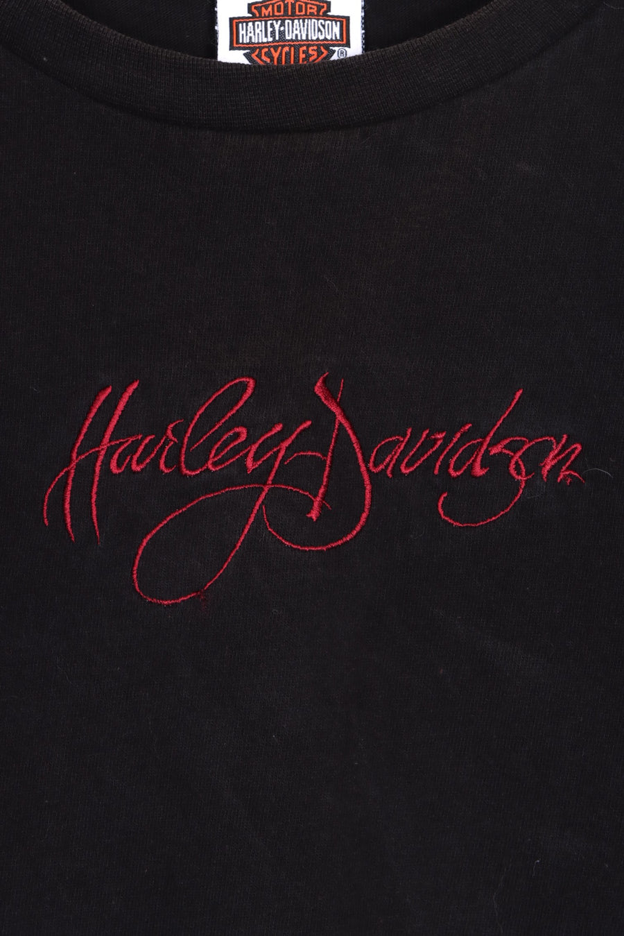 HARLEY DAVIDSON Wisconsin Script Logo Front Back Tee (Women's XL)