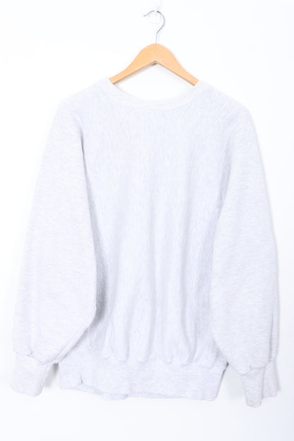 Idaho State University Spell Out Logo Sweatshirt USA Made (M)
