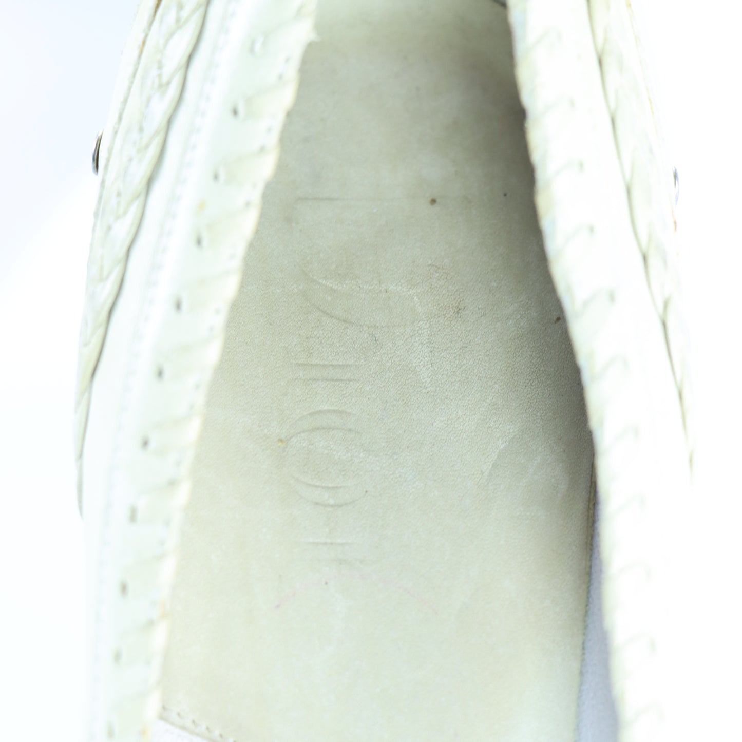 DIOR Beige Whip Stitch Bow Beige Tortoise Heels (39)