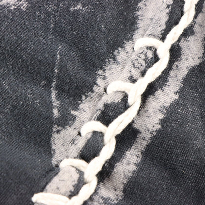Vintage AFFLICTION "Live Fast" Y2K Velvet & Stitching Detail USA Made T-Shirt (M-L TALL)