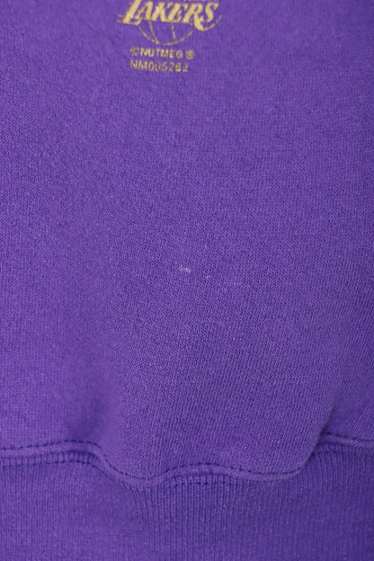 NBA LA Lakers Big Logo LEE SPORT Sweatshirt USA Made (XL)