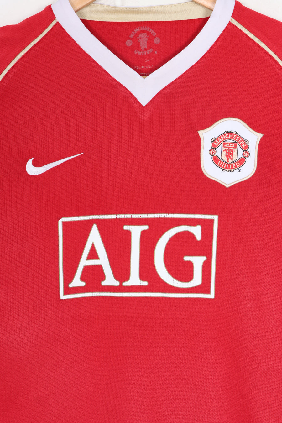 Manchester United 2006/2007 NIKE Home Soccer Jersey (M)