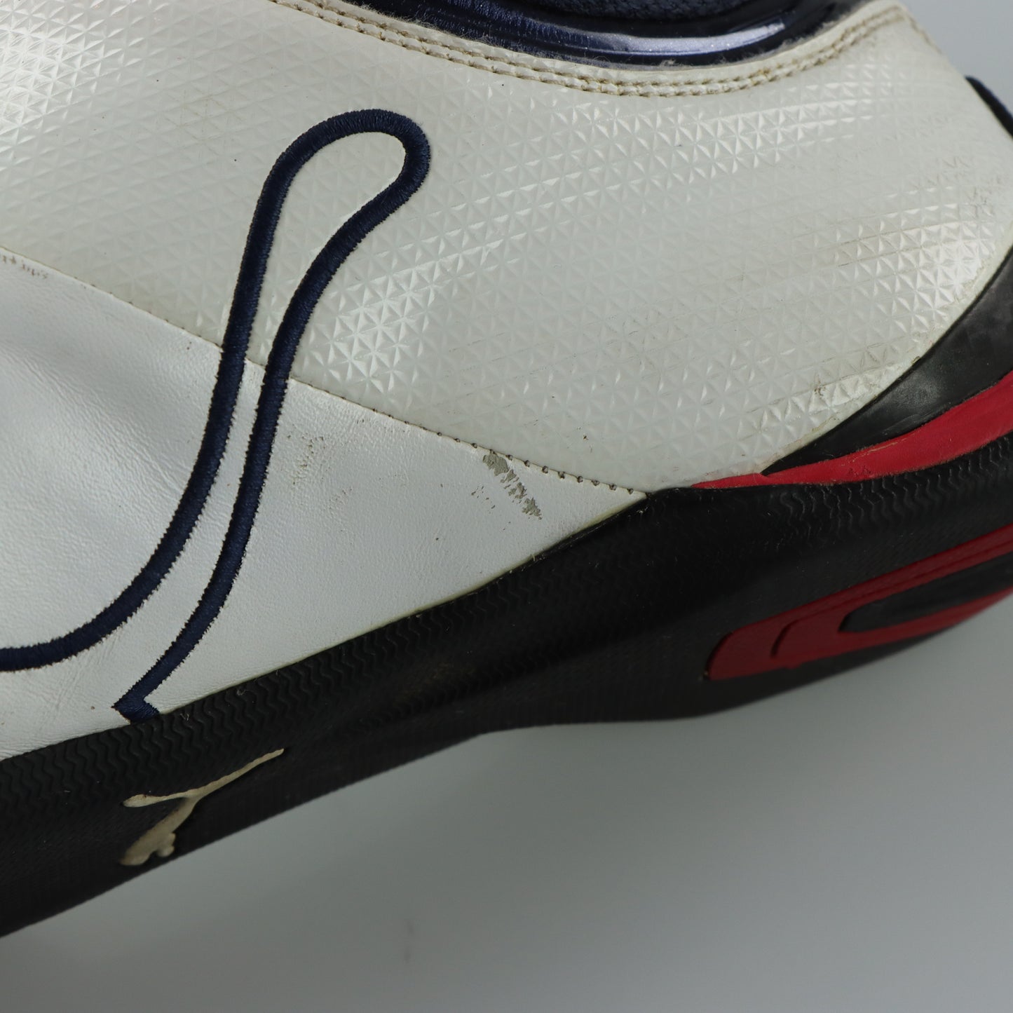 PUMA x BMW Motorsport Embroidered Logo Low Leather Sneakers (9.5)