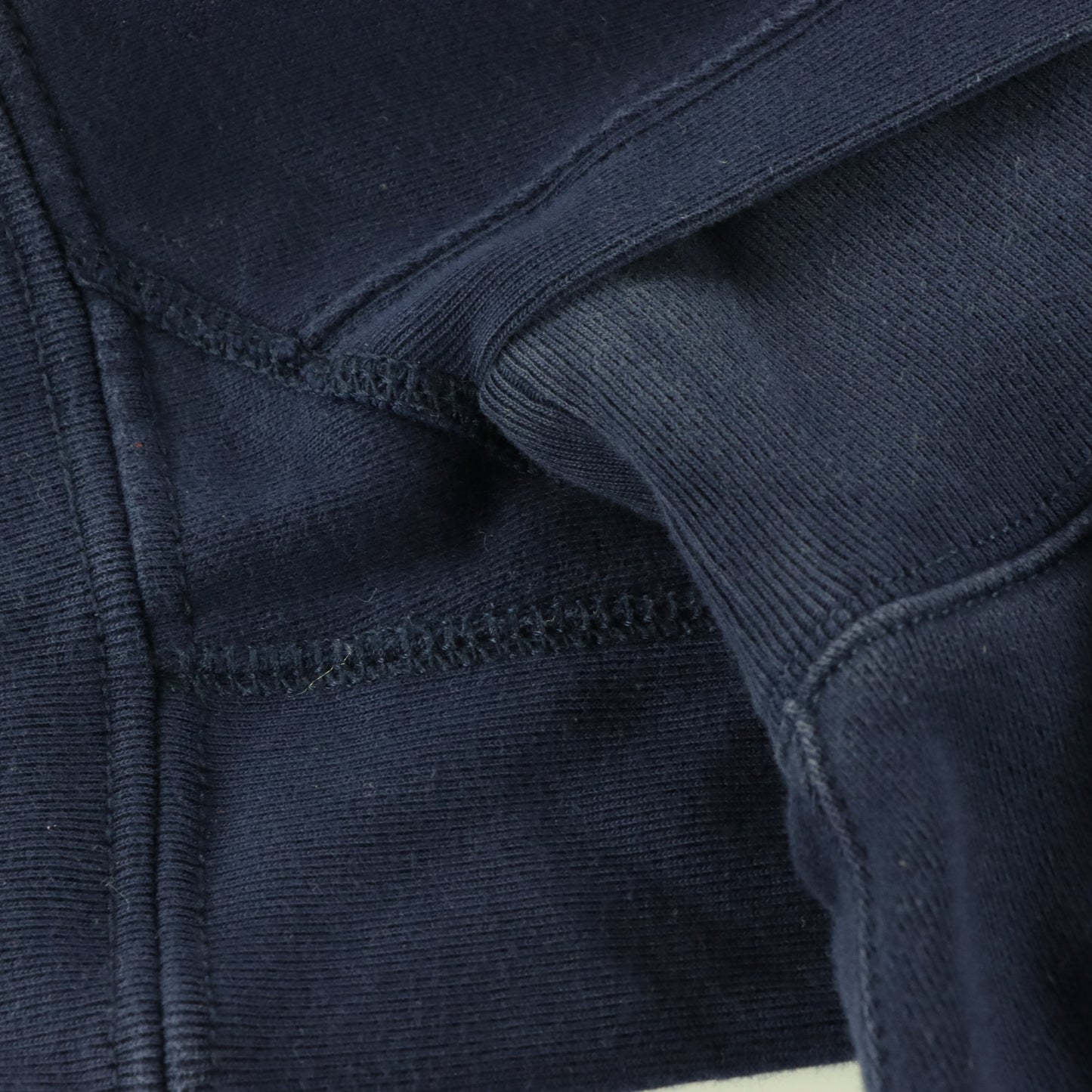 Vintage POLO RALPH LAUREN Embroidered Logo Navy & Red Zip Up Sweatshirt (L) *Aubs Vintage Sole Melbourne