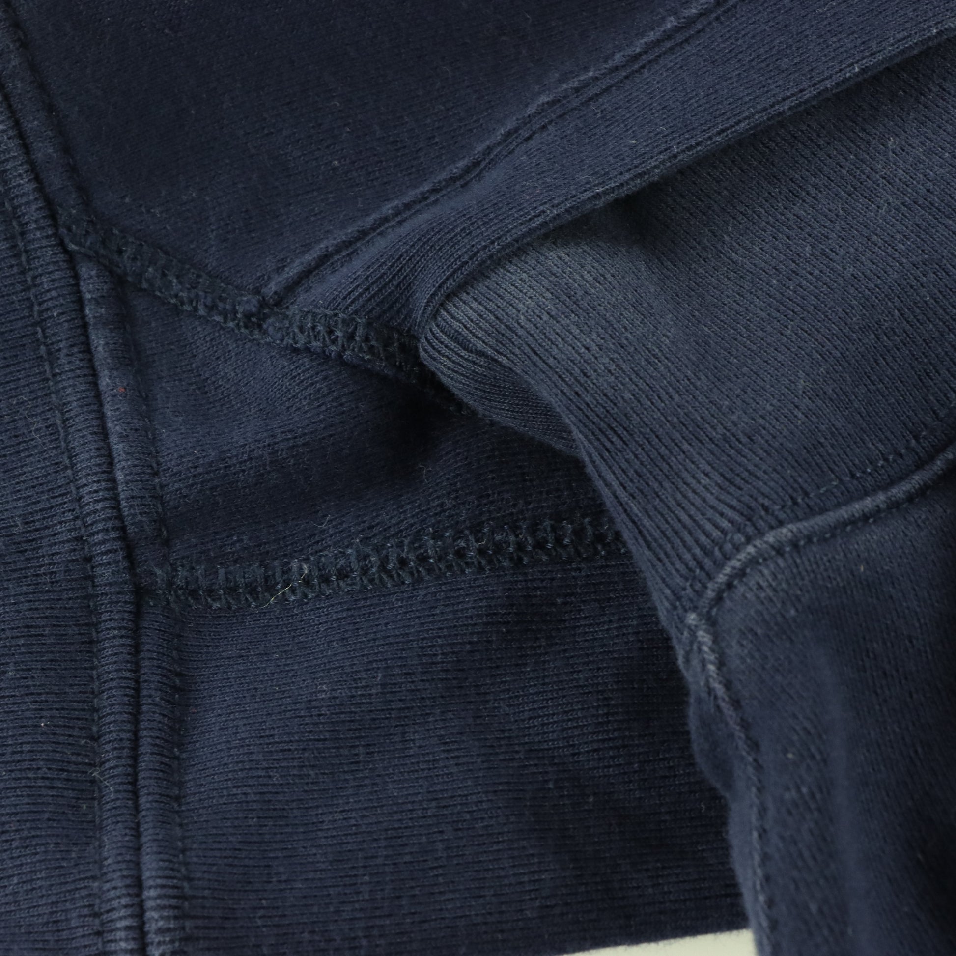 Vintage POLO RALPH LAUREN Embroidered Logo Navy & Red Zip Up Sweatshirt (L) *Aubs Vintage Sole Melbourne