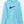 NIKE Light Blue Centre Swoosh Logo Oversized Fleece Hoodie (S)