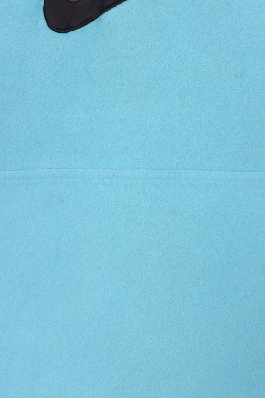 NIKE Light Blue Centre Swoosh Logo Oversized Fleece Hoodie (S)
