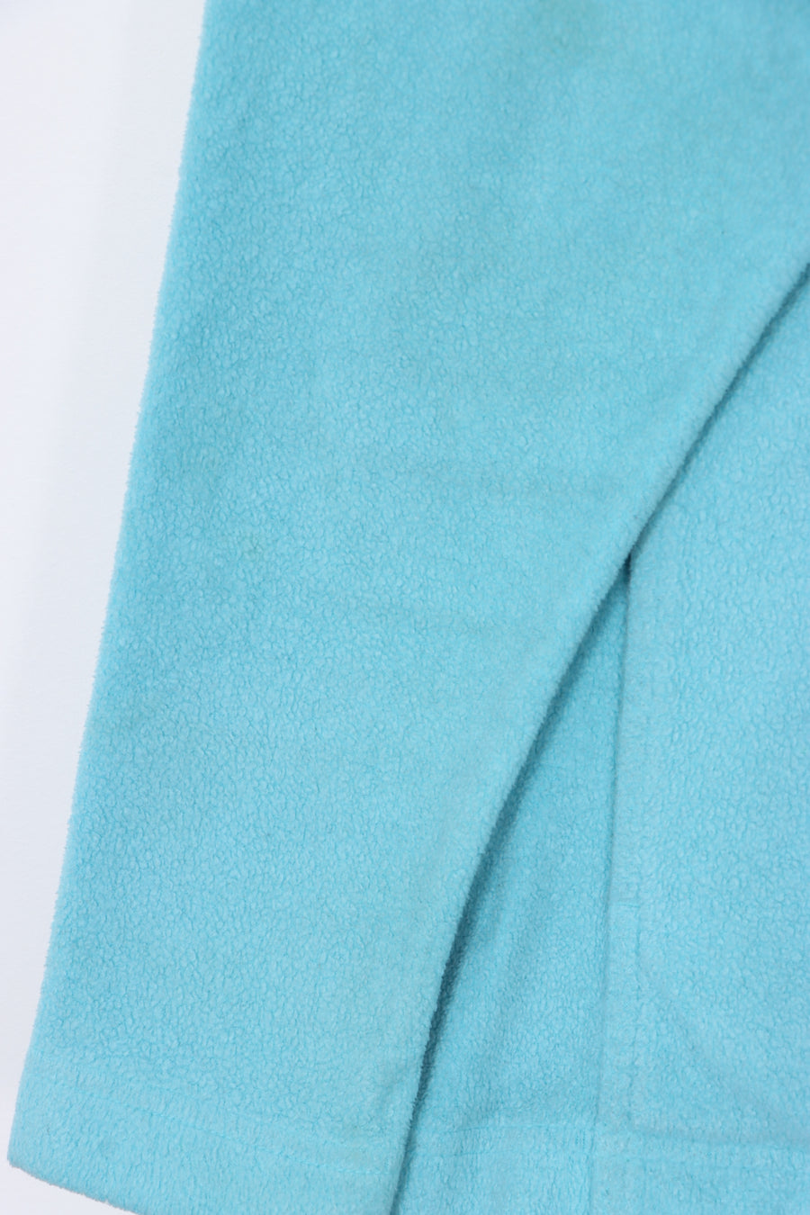 NIKE Light Blue Centre Swoosh Logo Oversized Fleece Hoodie (S)