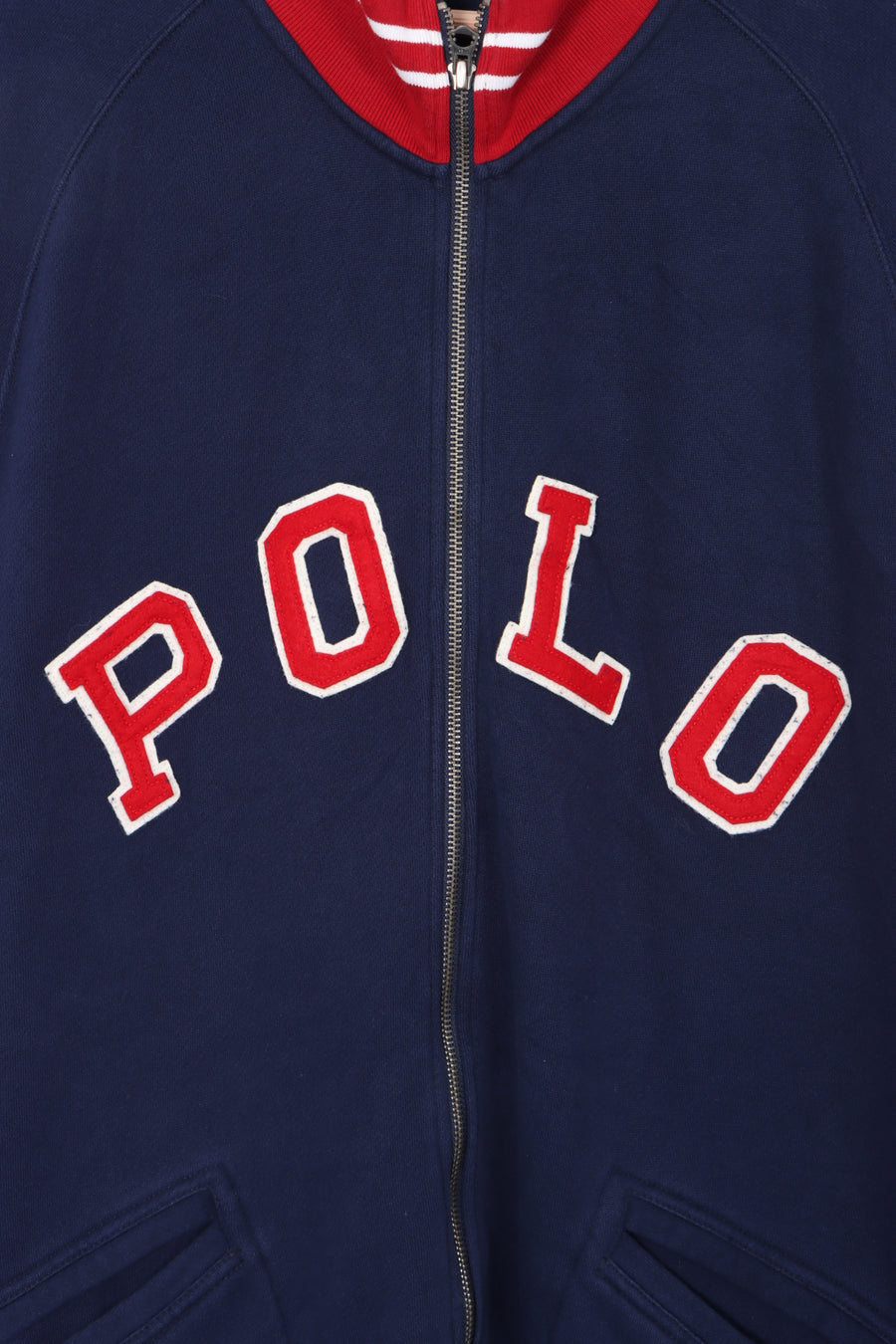 RALPH LAUREN POLO 67 Spell Out Full Zip Sweatshirt (XL TALL)