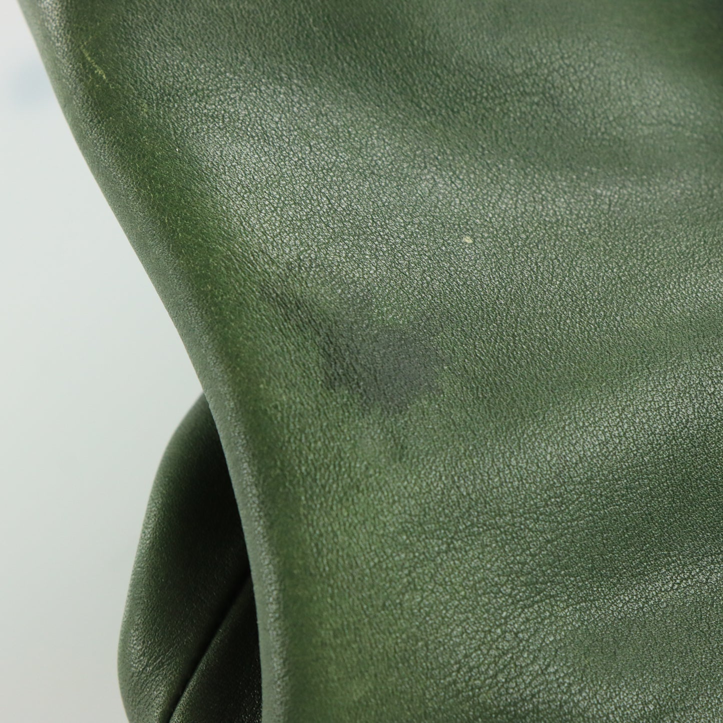 COACH Vintage Forest Green Leather 'Hampton' Large Tote Bag