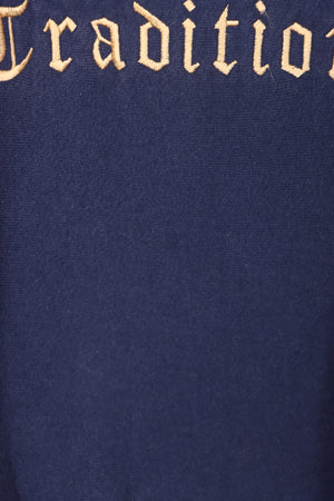 Notre Dame Tradition Suede Football Helmet Sweatshirt (XL-XXL)