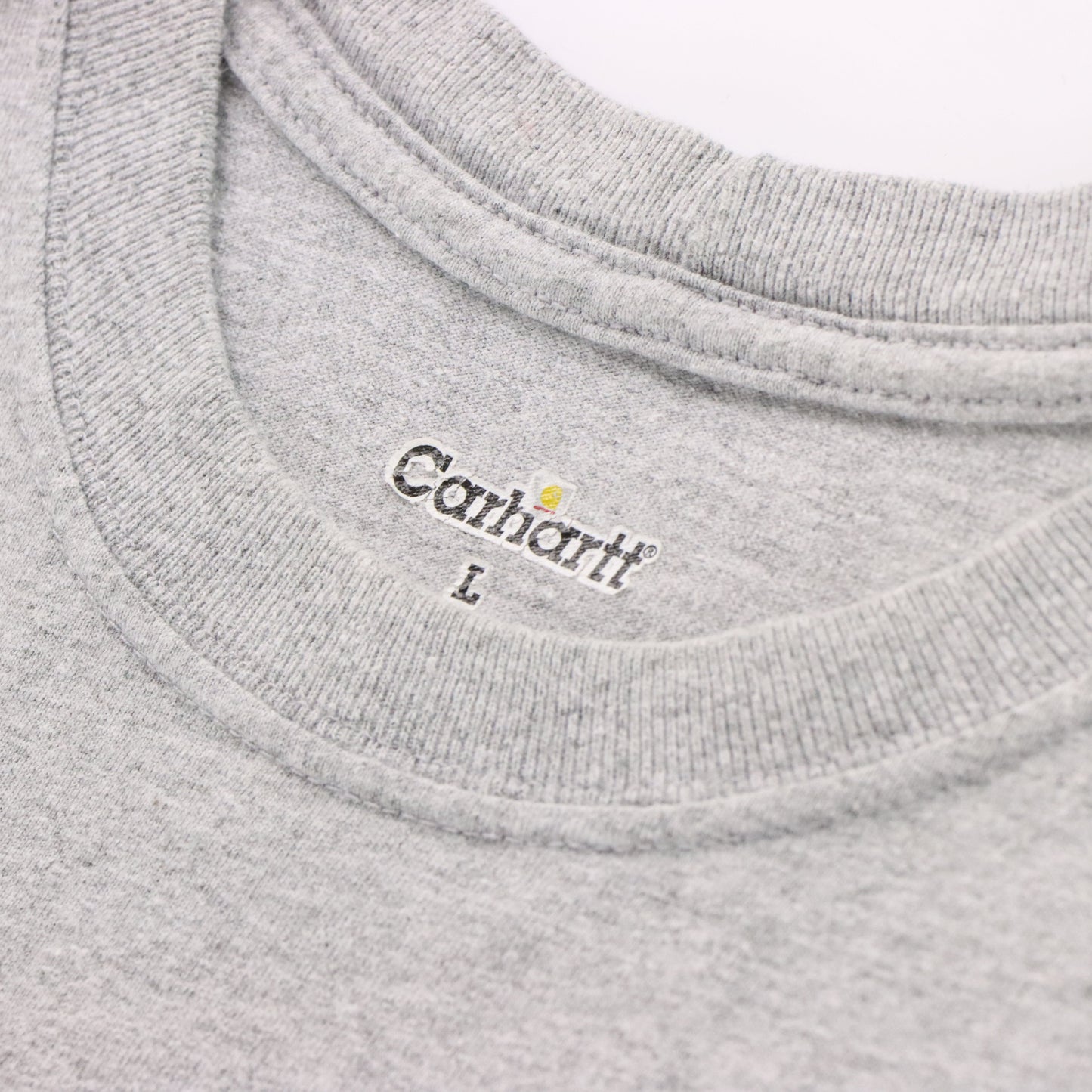 Vintage CARHARTT Grey Pocket Logo Classic Workwear T-Shirt (L) *Aubs Vintage Sole Melbourne