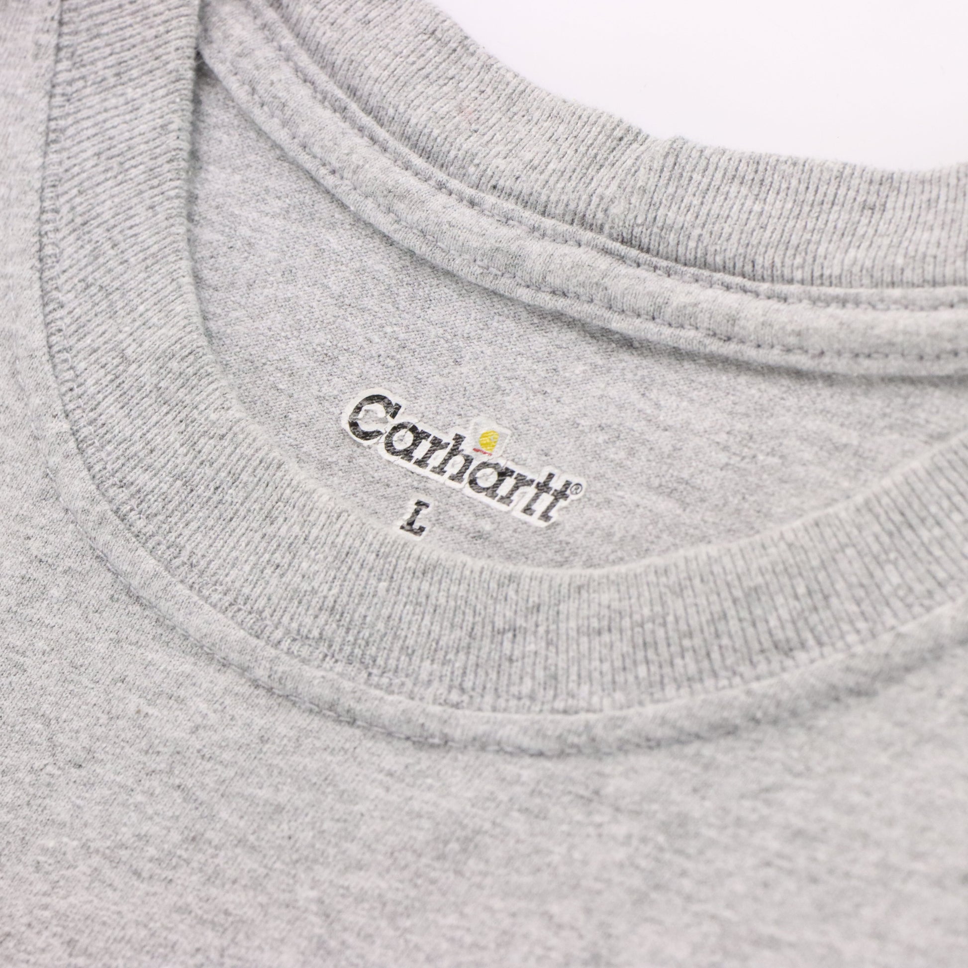 Vintage CARHARTT Grey Pocket Logo Classic Workwear T-Shirt (L) *Aubs Vintage Sole Melbourne