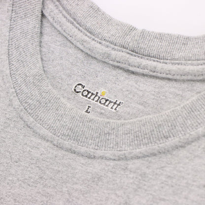 Vintage CARHARTT Grey Pocket Logo Classic Workwear T-Shirt (L) *Aubs Vintage Sole Melbourne