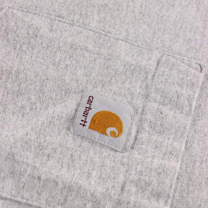 Vintage CARHARTT Grey Pocket Logo Classic Workwear T-Shirt (L) *Aubs Vintage Sole Melbourne