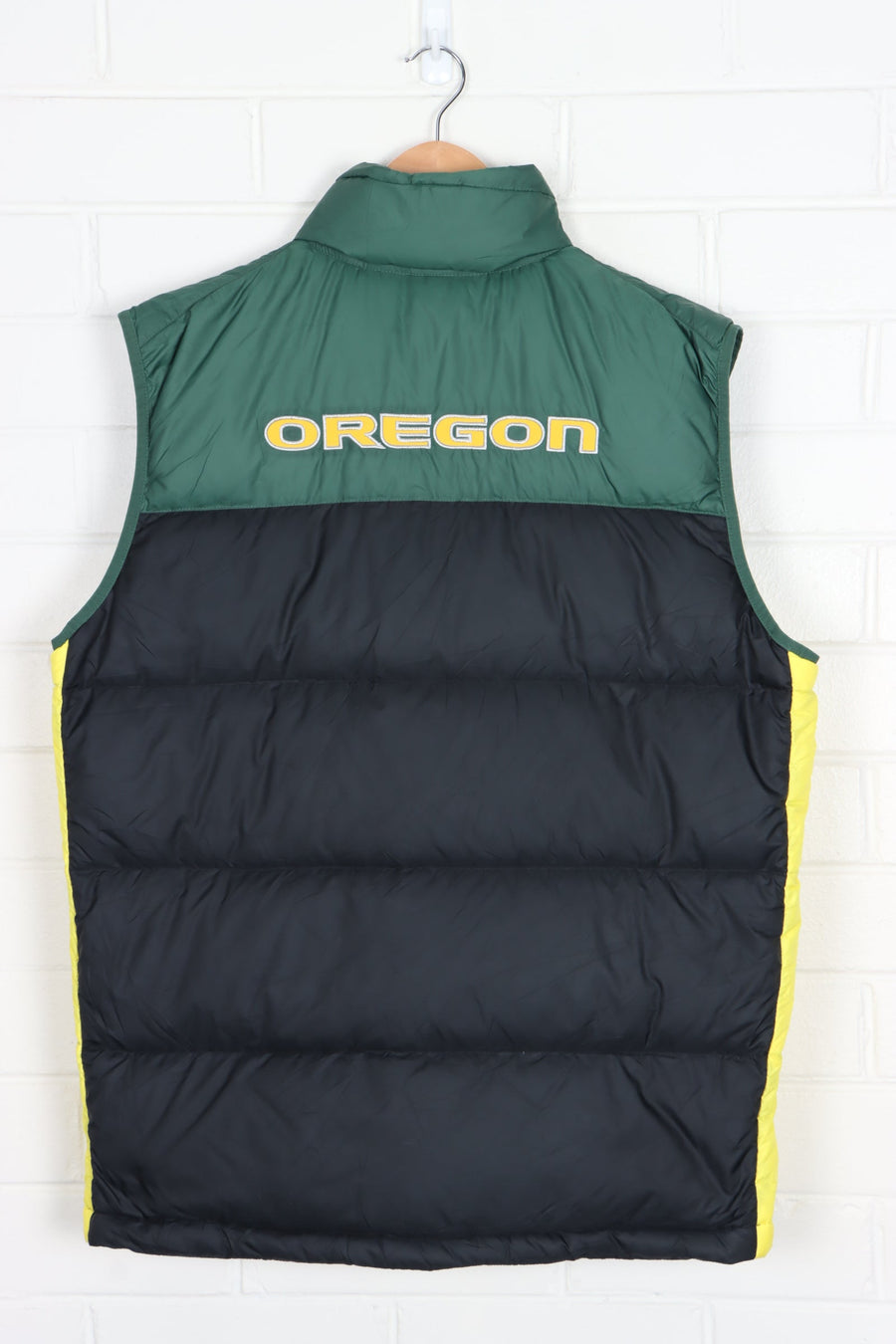 Oregon Ducks NIKE Swoosh Logo Puffer Vest (L)