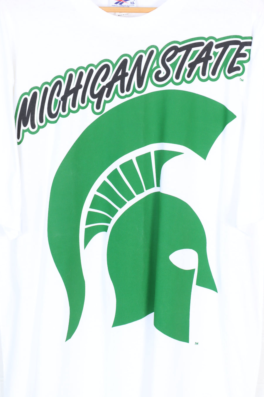REEBOK Michigan State Spartans USA Made College Tee (XL)