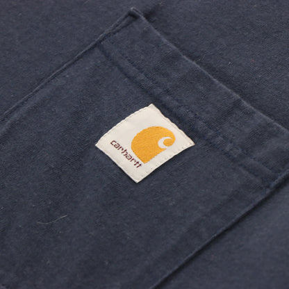 Vintage CARHARTT 'Original Fit' Navy Pocket T-Shirt (M) *Aubs Vintage Sole Melbourne