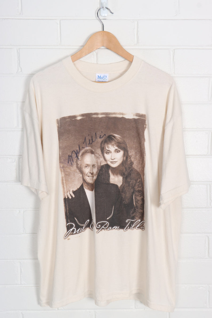 Mel & Pam Tillis Country Music Merch Cream Tee (XL)