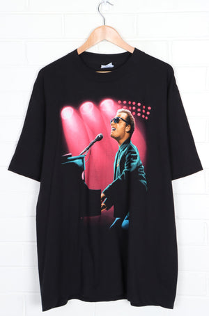 Billy Joel 1995 'Heart and Soul' Tour Front Back Single Stitch T-Shirt (XL)