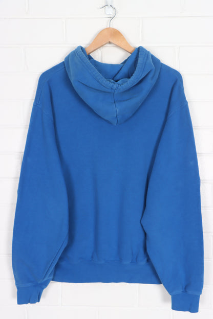 MLB LA Dodgers Embroidered NIKE Centre Swoosh Logo Hoodie (M-L)