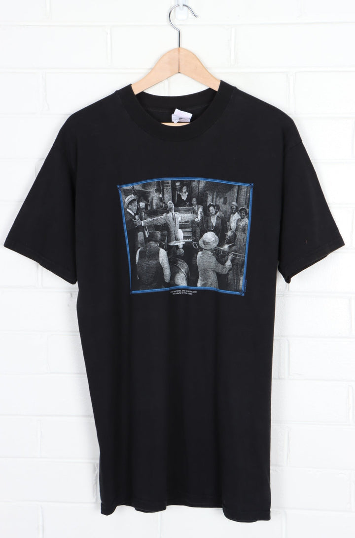 1996 Louis Armstrong Billie Holiday Photograph T-Shirt (L)