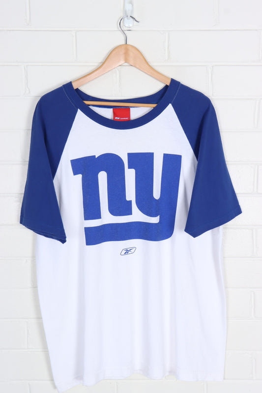 REEBOK New York Giants MLB Baseball Raglan Tee (XL)