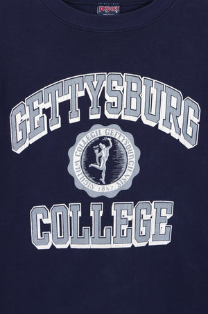 Gettysburg College Spell Out JANSPORT Varsity Sweatshirt USA Made (XL)