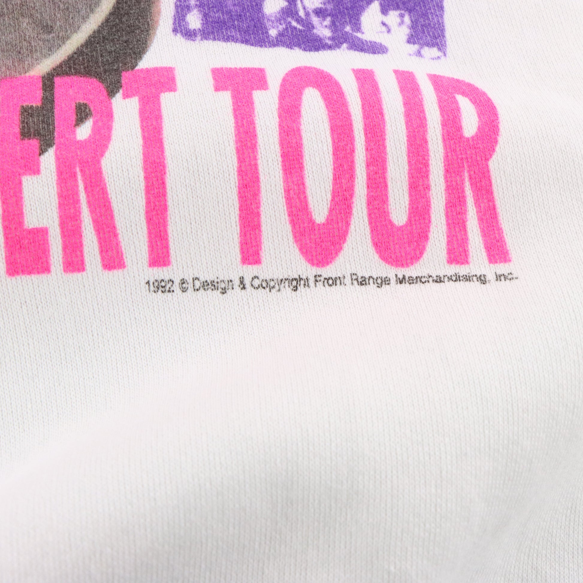 Vintage 1992 Billy Ray Cyrus Tour USA Made White Sweatshirt (L) ***COCO Vintage Sole Melbourne
