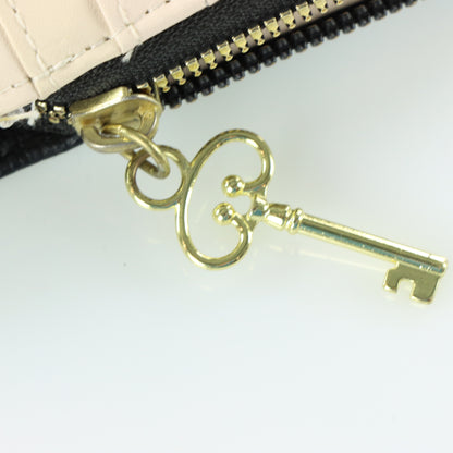 JUICY COUTURE Gold Charm Lock Key Black Wallet