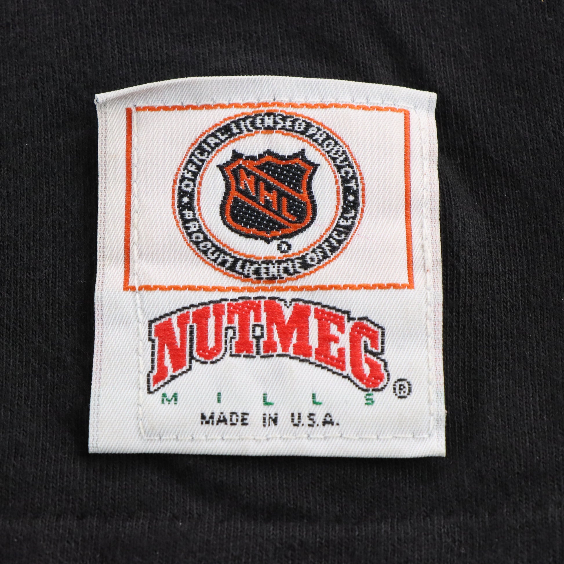 Vintage DETROIT RED WINGS NHL Black USA Made Single Stitch Hockey Tee (XL) ***COCO Vintage Sole Melbourne