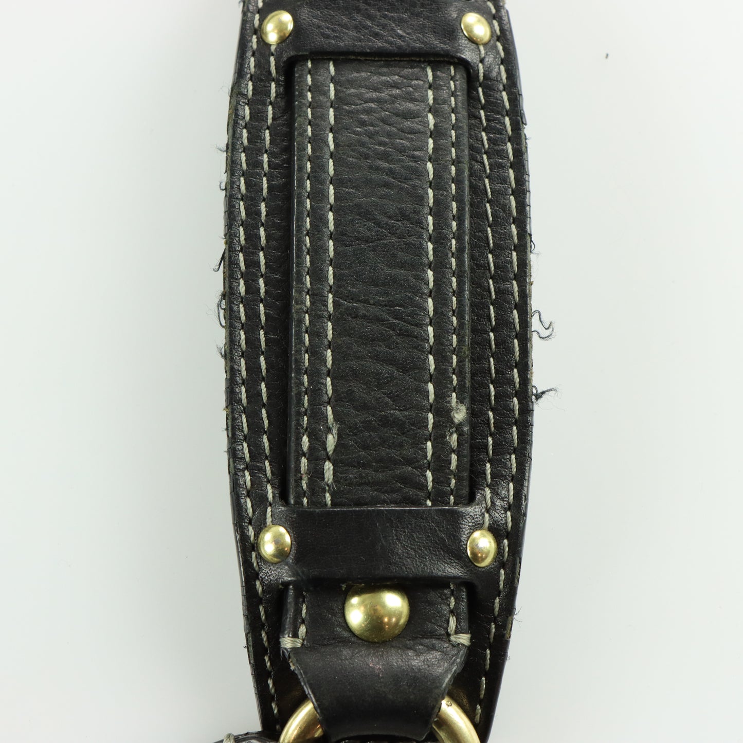 COACH Carly Signature Black Canvas Leather Hobo Shoulder Bag 10619