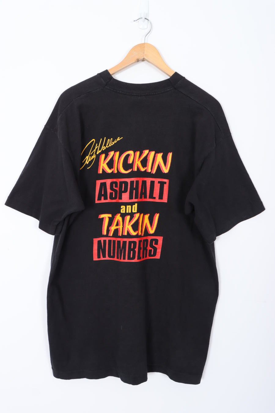 Rusty Wallace #2 Nascar Racing Kickin' Asphalt T-Shirt USA Made (XL)
