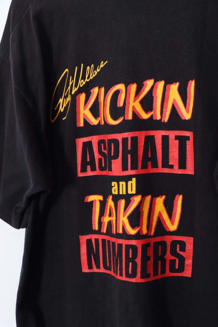 Rusty Wallace #2 Nascar Racing Kickin' Asphalt T-Shirt USA Made (XL)
