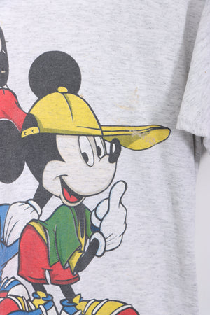 Hip Hop Mickey Mouse Disney Donald Duck Goofy USA Made T-Shirt (L)