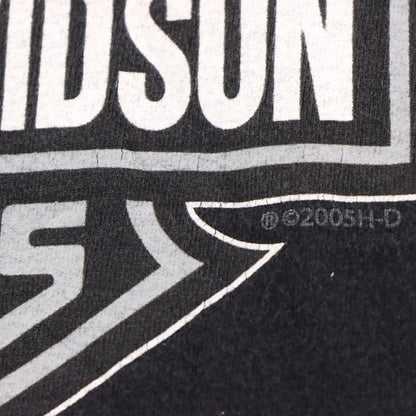 Vintage HARLEY DAVIDSON "Genuine Quality" New York City Y2K Black T-Shirt USA Made (XL TALL) ***COCO Vintage Sole Melbourne