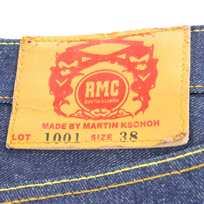 Vintage RMC Red Monkey Lot 1001 Embroidered Hentai Bondage & Samurai Y2K Jeans (38) ***COCO Vintage Sole Melbourne